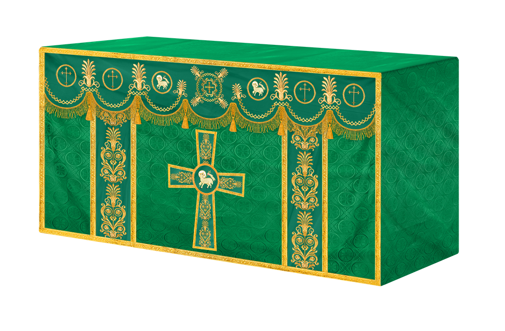 Ornate Embroidered Liturgical Altar Cloth