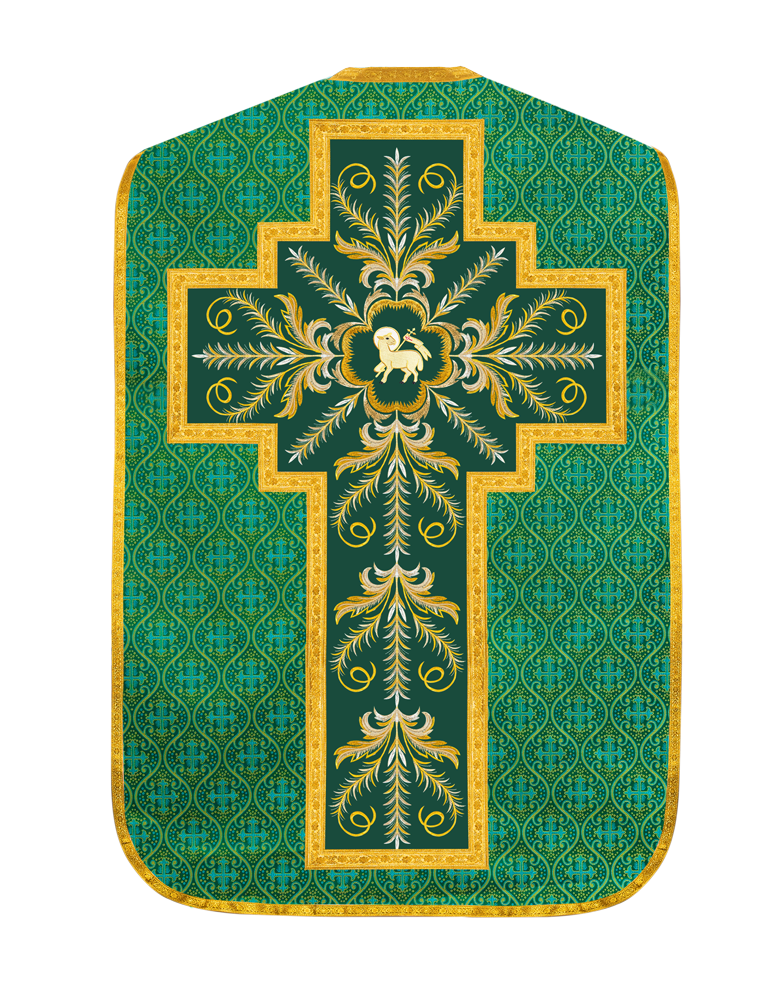 Roman Chasuble with liturgical motifs