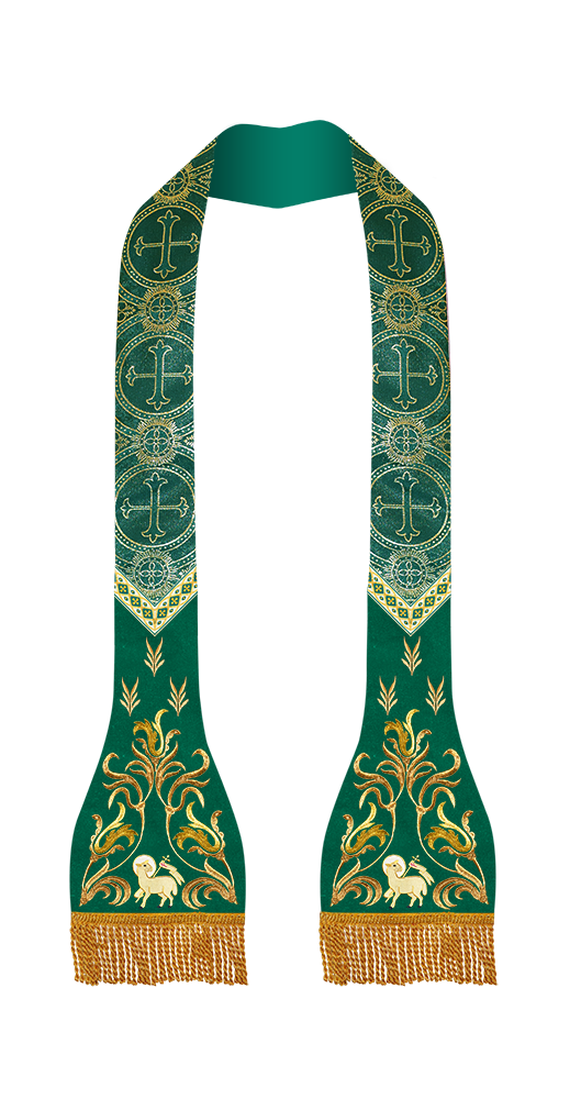 Roman Catholic Stole with Spiritual motif