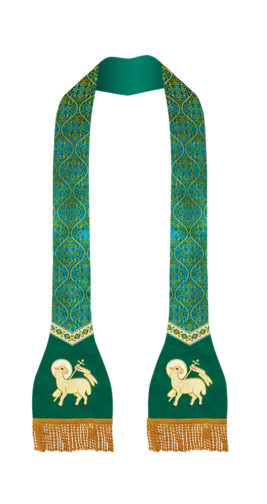 Roman Stole with Motif and trims