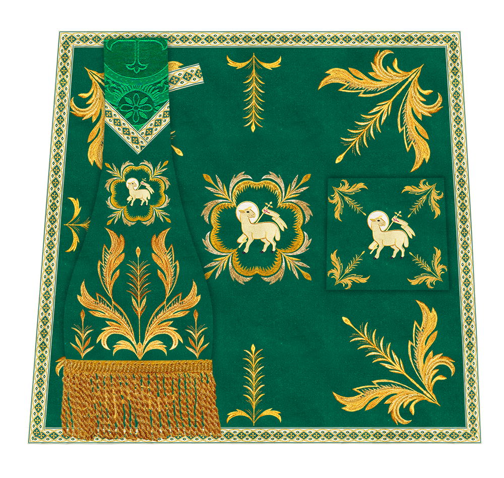 Borromean Chasuble Vestment With Liturgical Trims