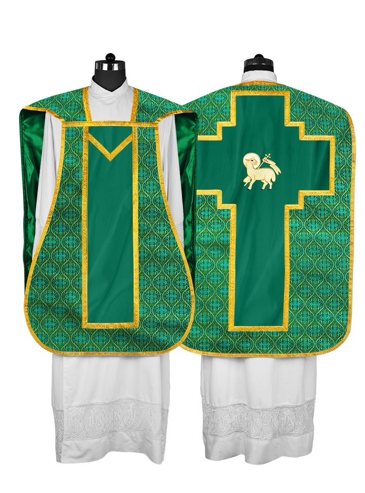 Fiddleback with spiritual motif