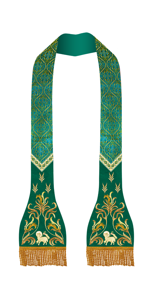 Roman Catholic Stole with Spiritual motif