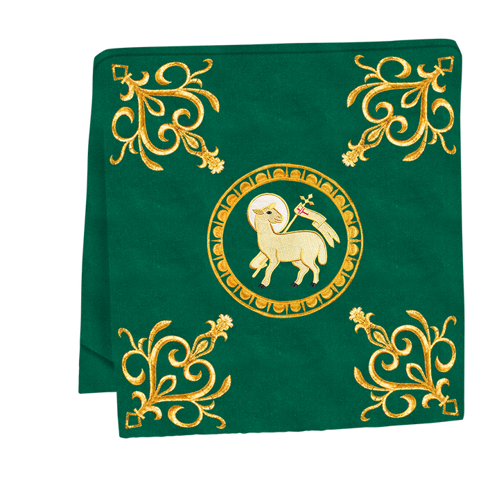 Embroidered Mass Set with Liturgical Motif