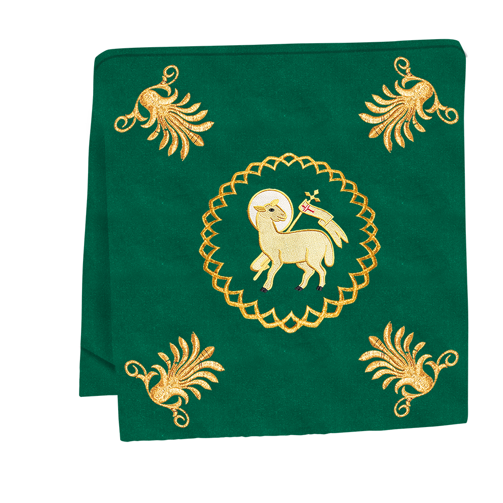 Liturgical Church Mass Set with Ornate Embroidered Details