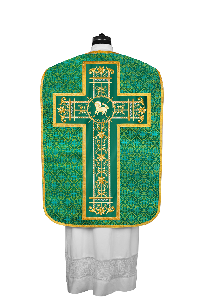 Vestimentas católicas con espalda de violín 