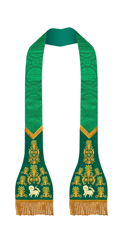 Roman Stole with embroidered motif