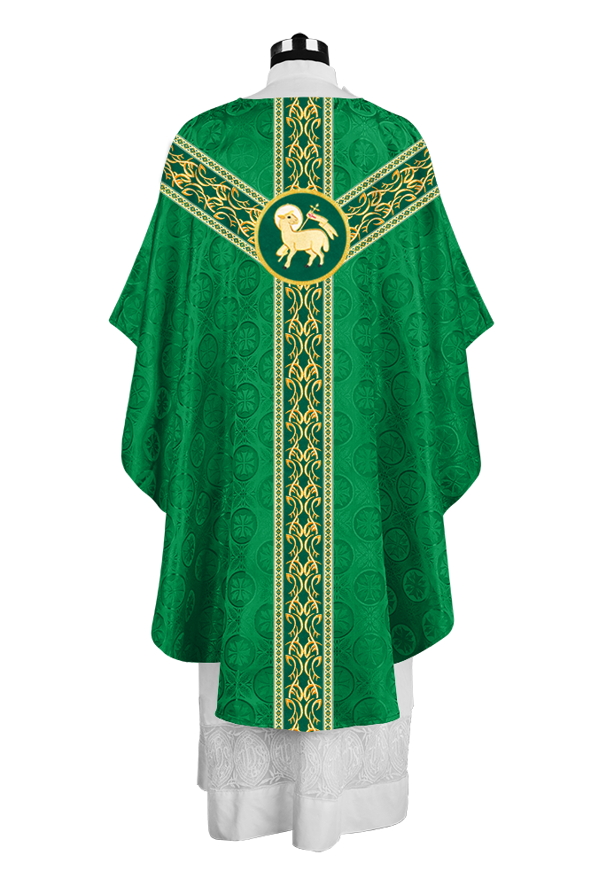Gothic Chasuble with Y-type Embroidered Orphrey