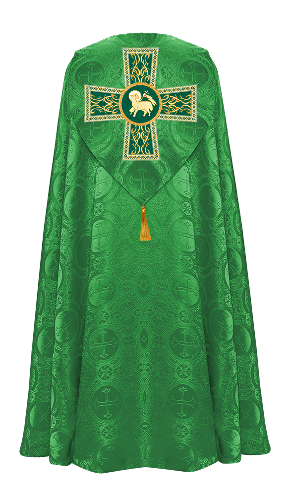 Gothic Cope Vestments With Liturgical Embroidery and Trims