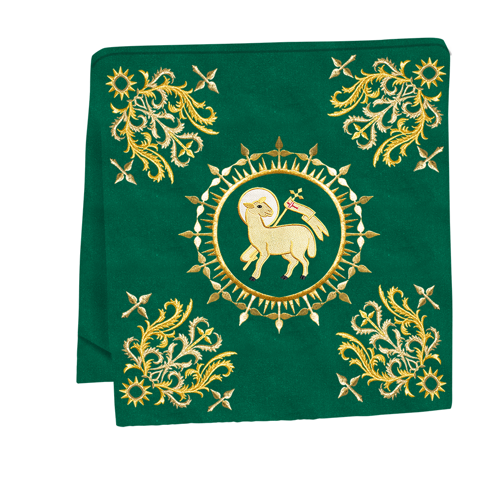 Elegant  church mass set with Embroidered Motif