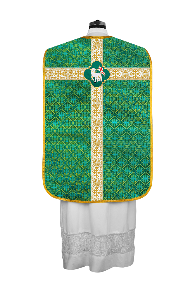 Vestimentas con espalda de violín con motivo y cruz Orphrey