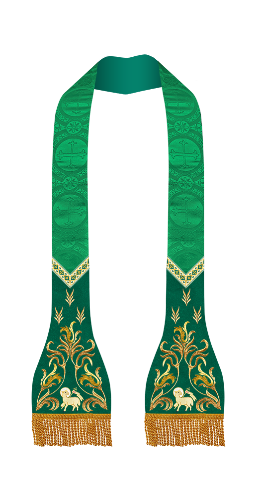 Roman Catholic Stole with Spiritual motif