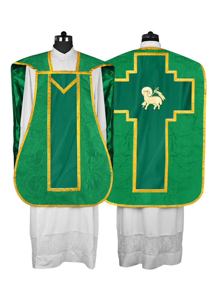 Fiddleback with spiritual motif