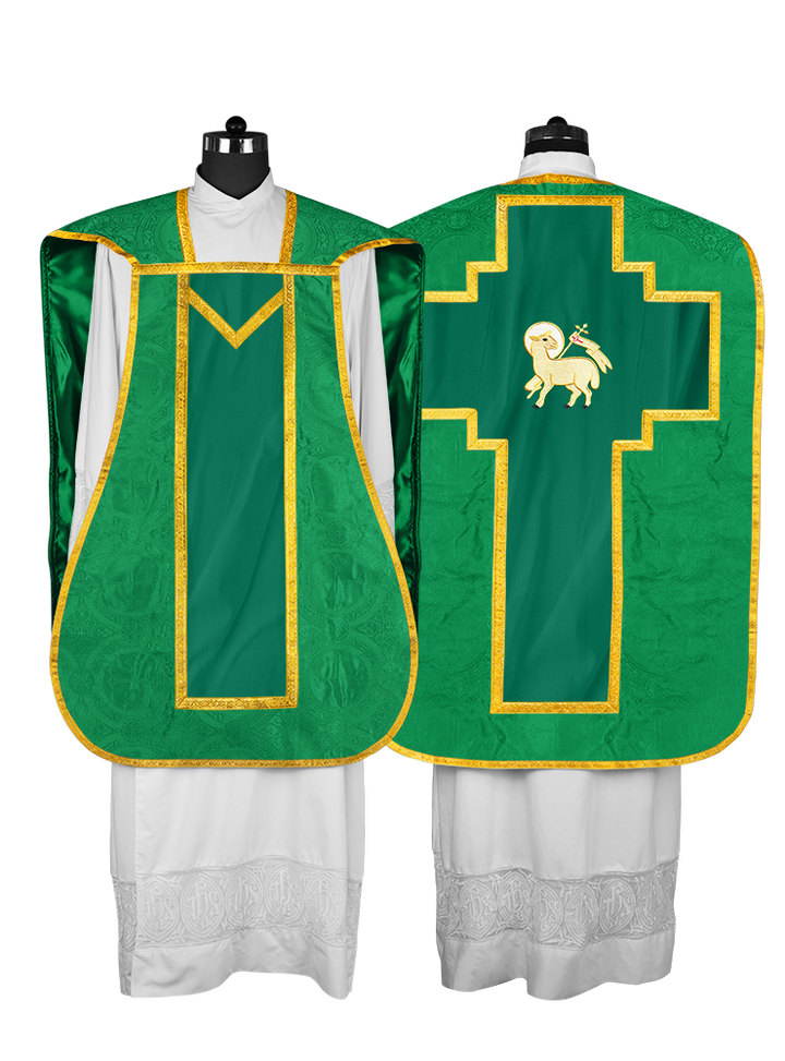 Fiddleback with spiritual motif