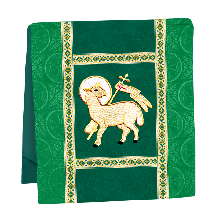 Traditional Altar Mass Set with  Embroidered Motifs