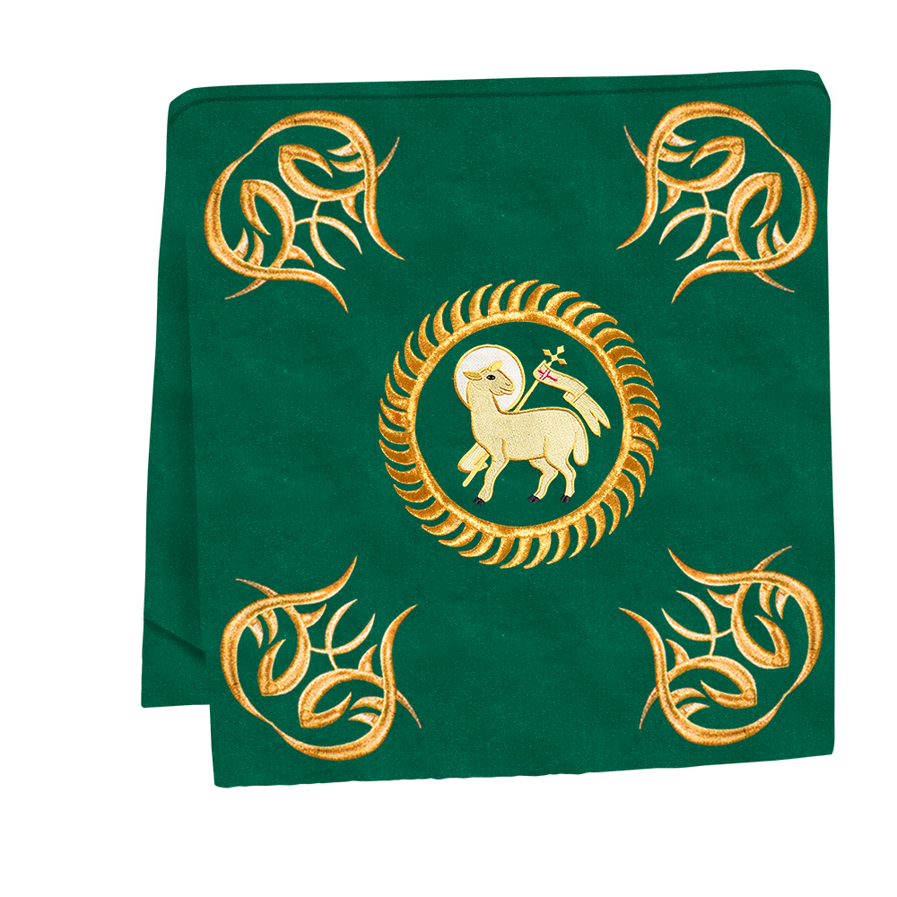 Ornate mass Set with Embroidered trims and motif