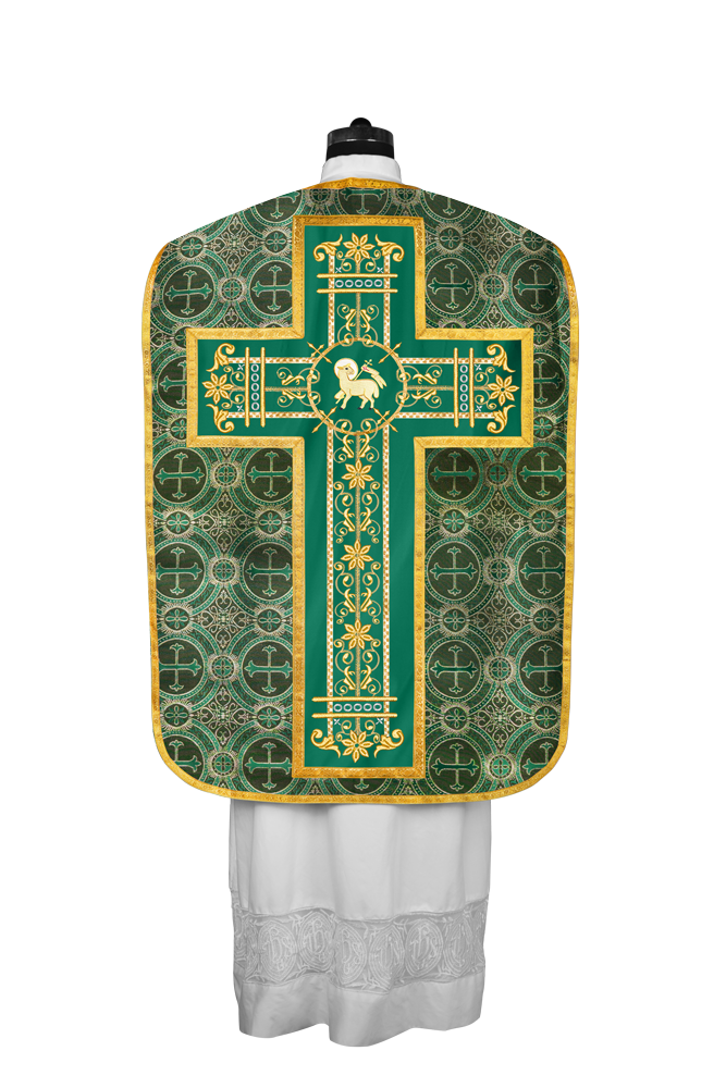 Vestimentas católicas con espalda de violín 