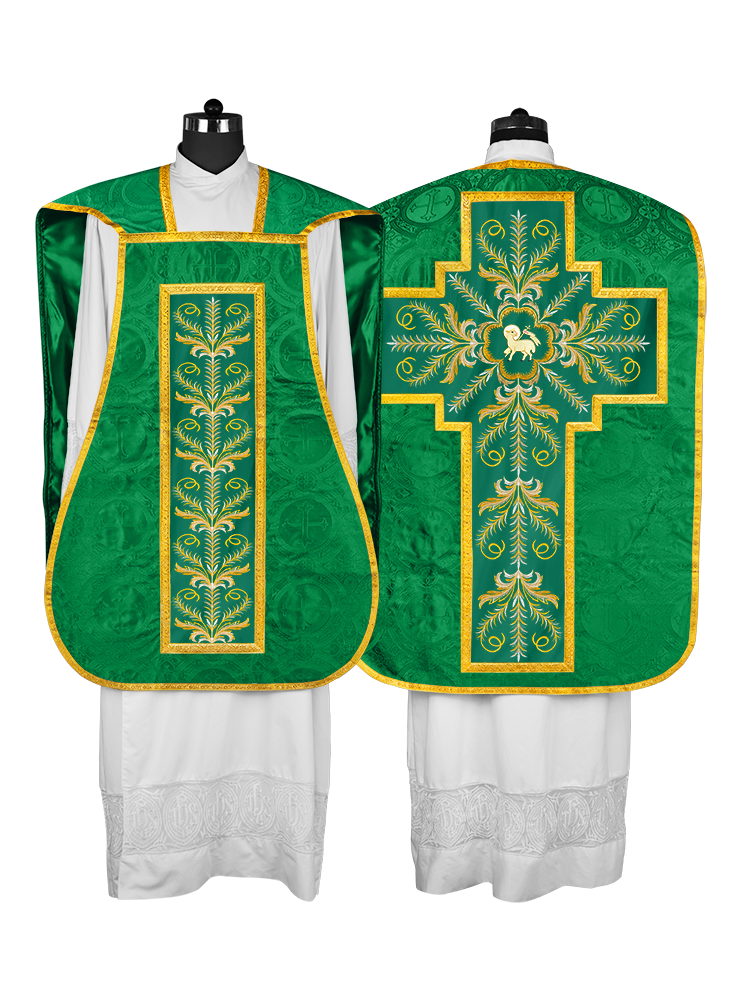 Roman Chasuble with liturgical motifs