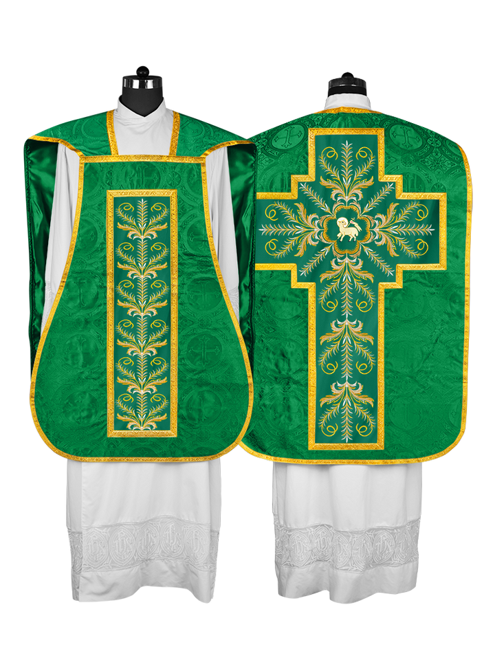 Roman Chasuble with liturgical motifs