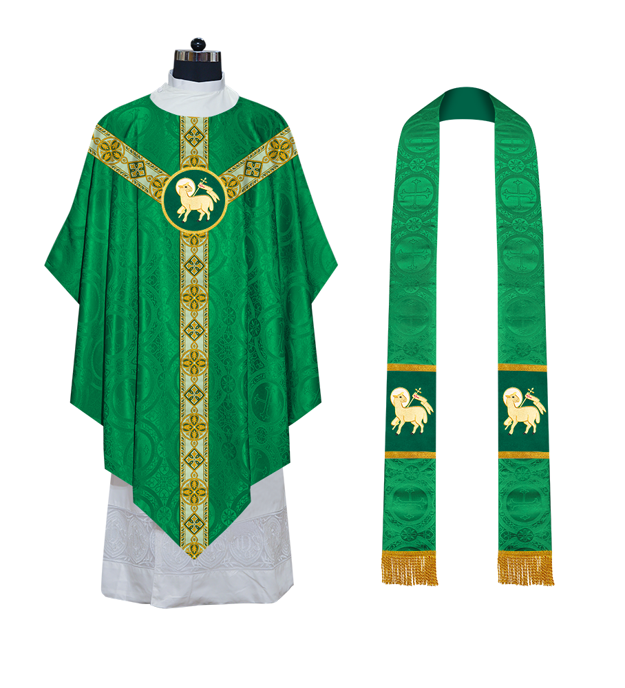 Pugin Style Chasuble Designed with Different Orphrey