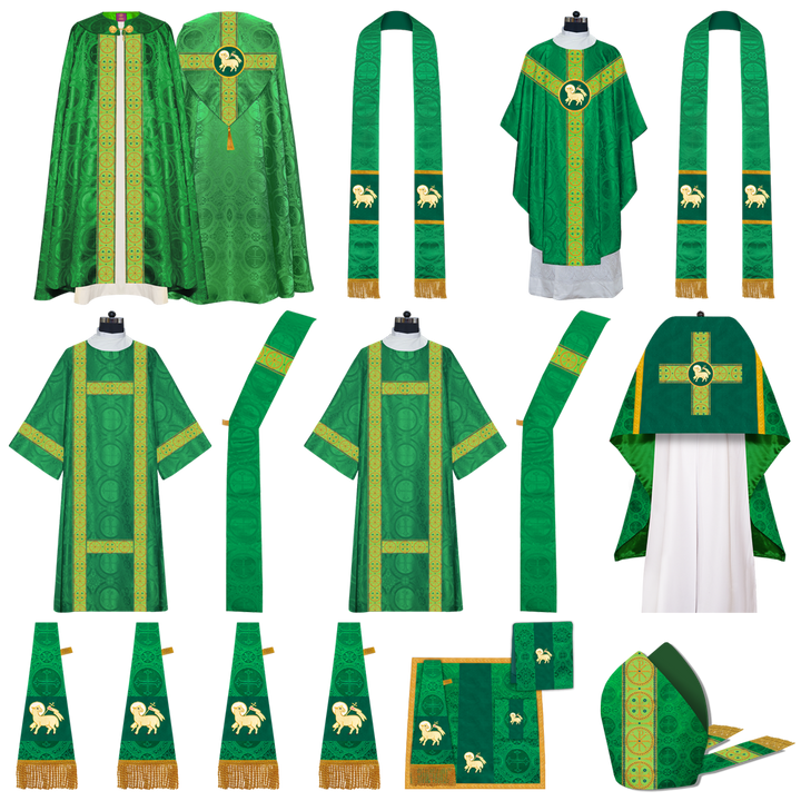 Gothic Highline Mass Set with Embroidered Motif and Trims