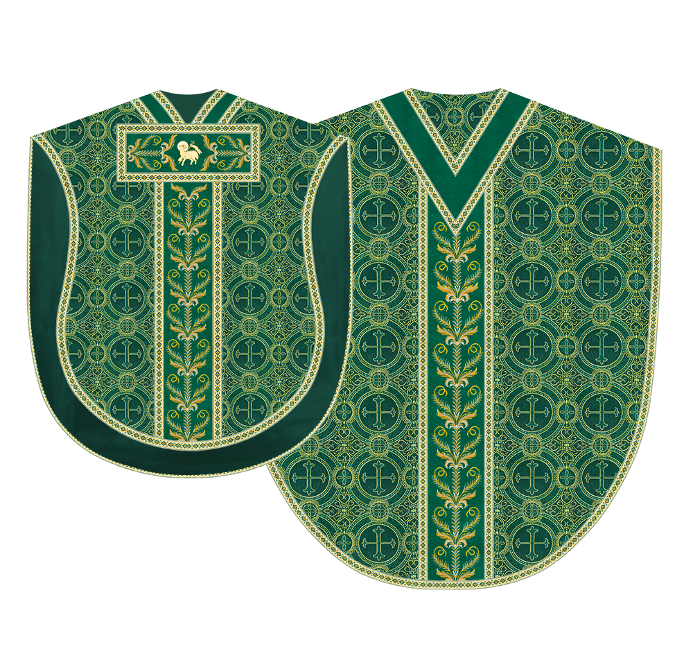 Borromean Chasuble Vestment With Liturgical Trims