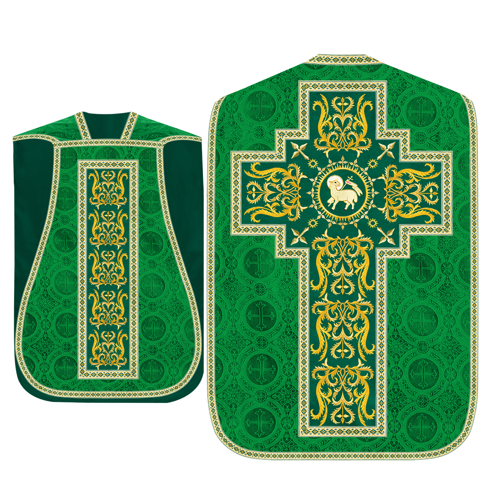 Set of Four Beautiful Roman chasuble vestments