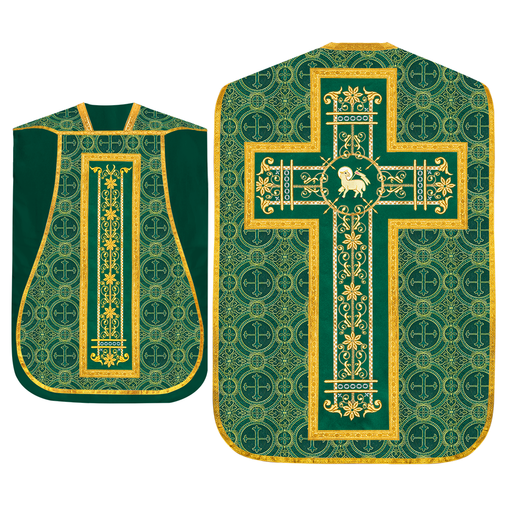 Set of Four Catholic Fiddleback Vestments