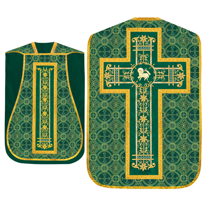 Set of Four Catholic Fiddleback Vestments