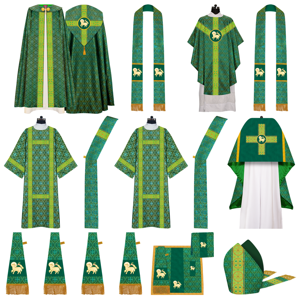 Gothic Highline Mass Set with Embroidered Motif and Trims