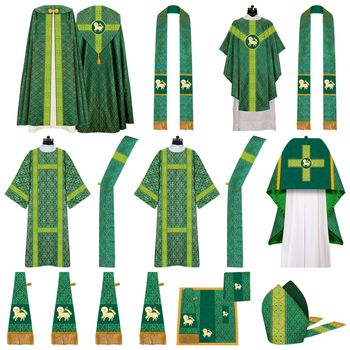 Gothic Highline Mass Set with Embroidered Motif and Trims