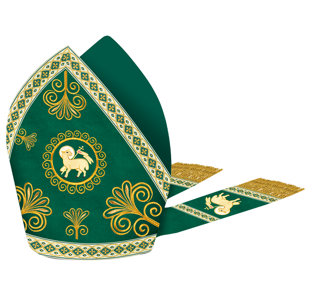 Liturgical Roman Mitre Vestment and Trims