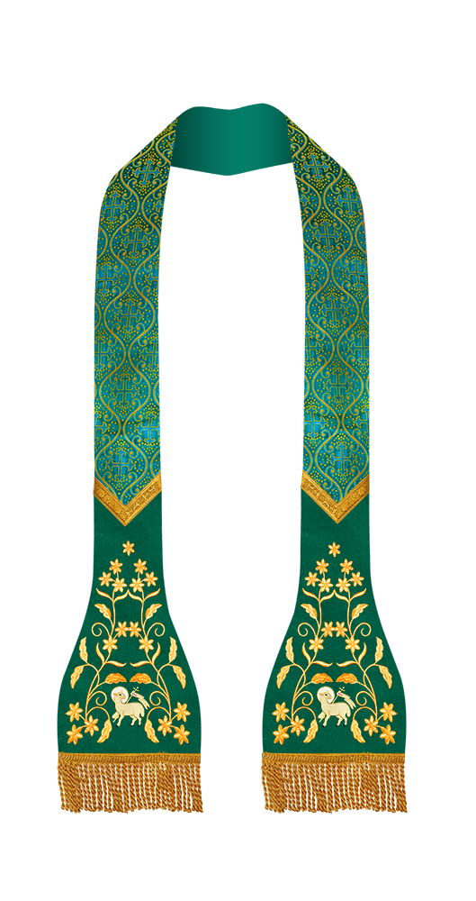 Roman Stole with Floral design