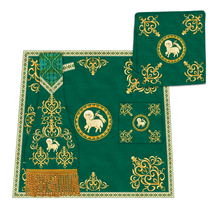 Borromean Chasuble Vestment Adorned With Colour Braids and Trims