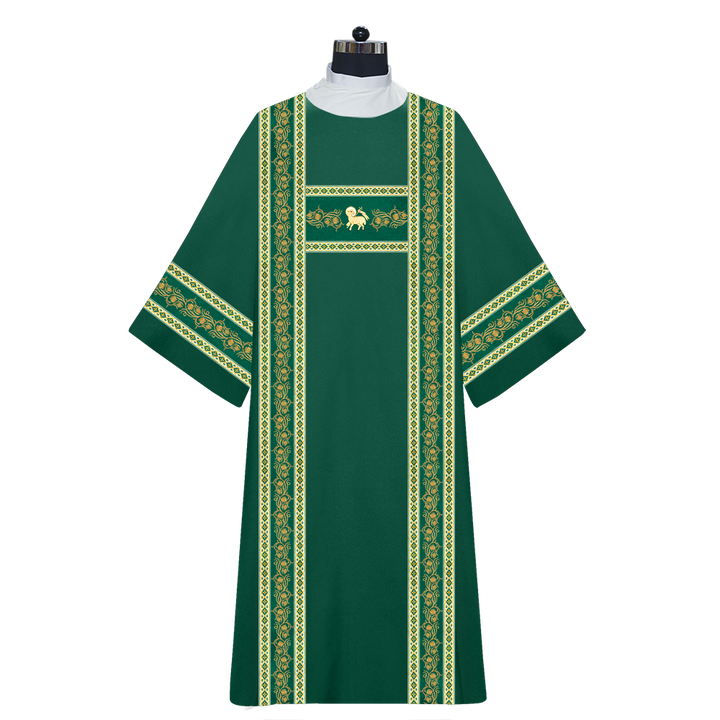 Dalmatics Vestments Adorned With Braids and Trims