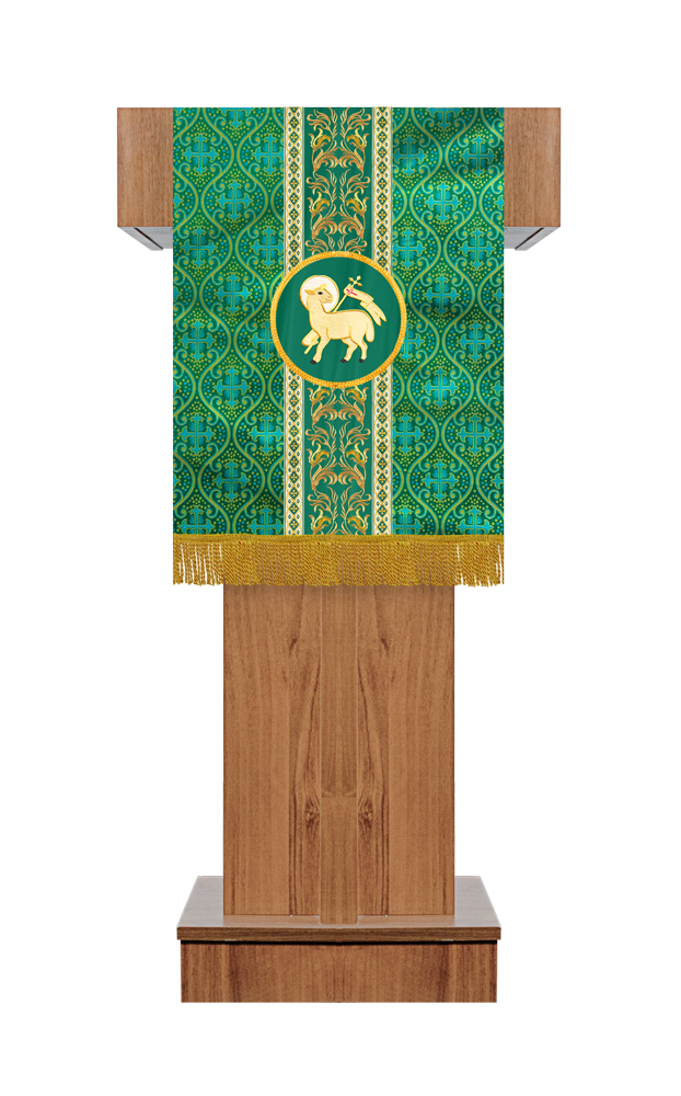 Altar Cloth with Liturgical Motif and Trims