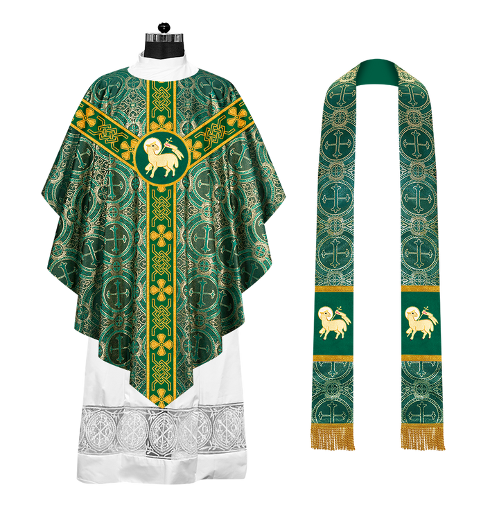 Pugin Chasuble with Designer orphrey