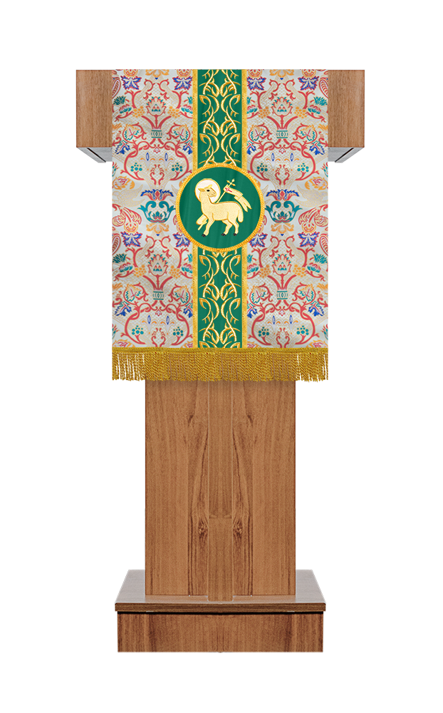 Embroidered Pulpit/Lectern with Tapestry