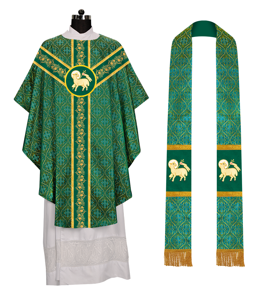 Gothic Chasuble with Grapes Embroidery