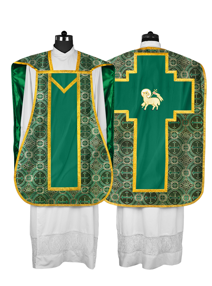 Fiddleback with spiritual motif