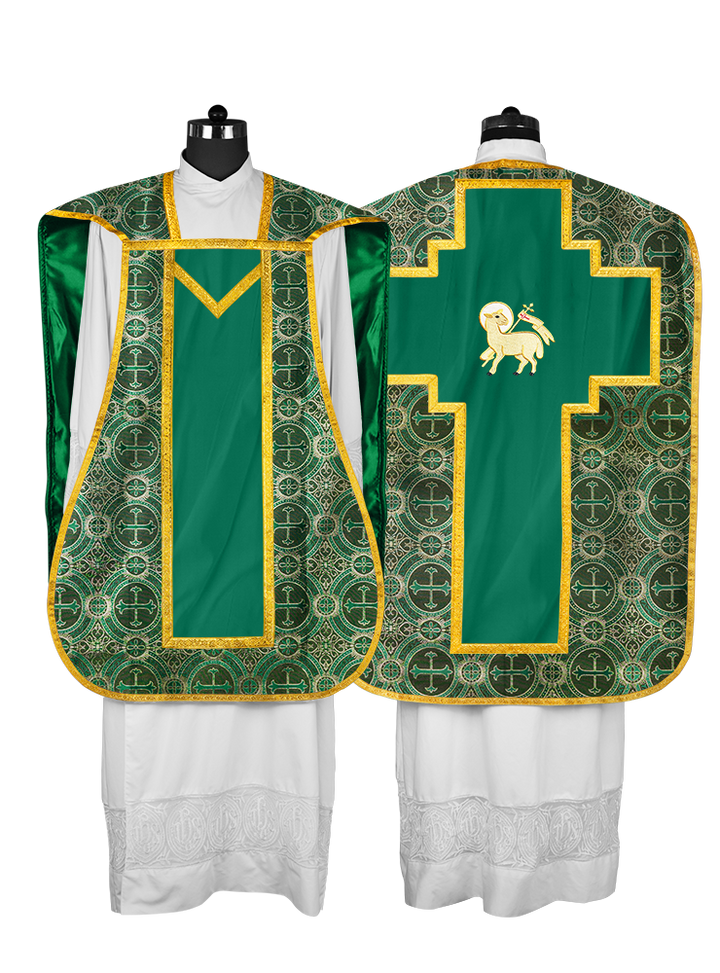 Fiddleback with spiritual motif