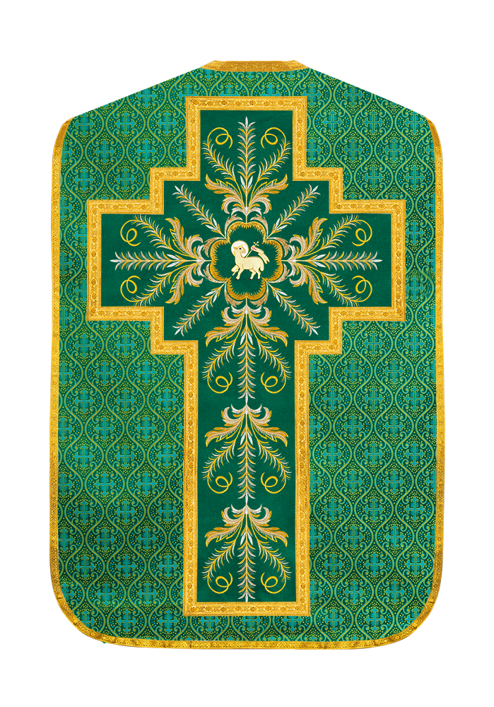 Roman Chasuble with liturgical motifs