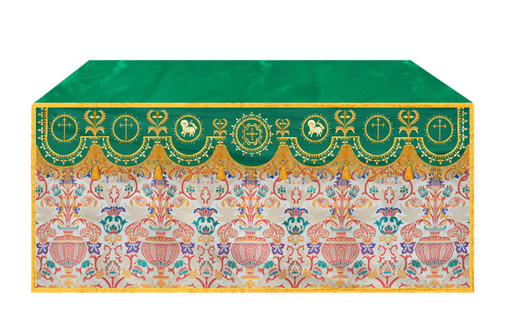 Tapestry Altar Cloth with Woven Braids