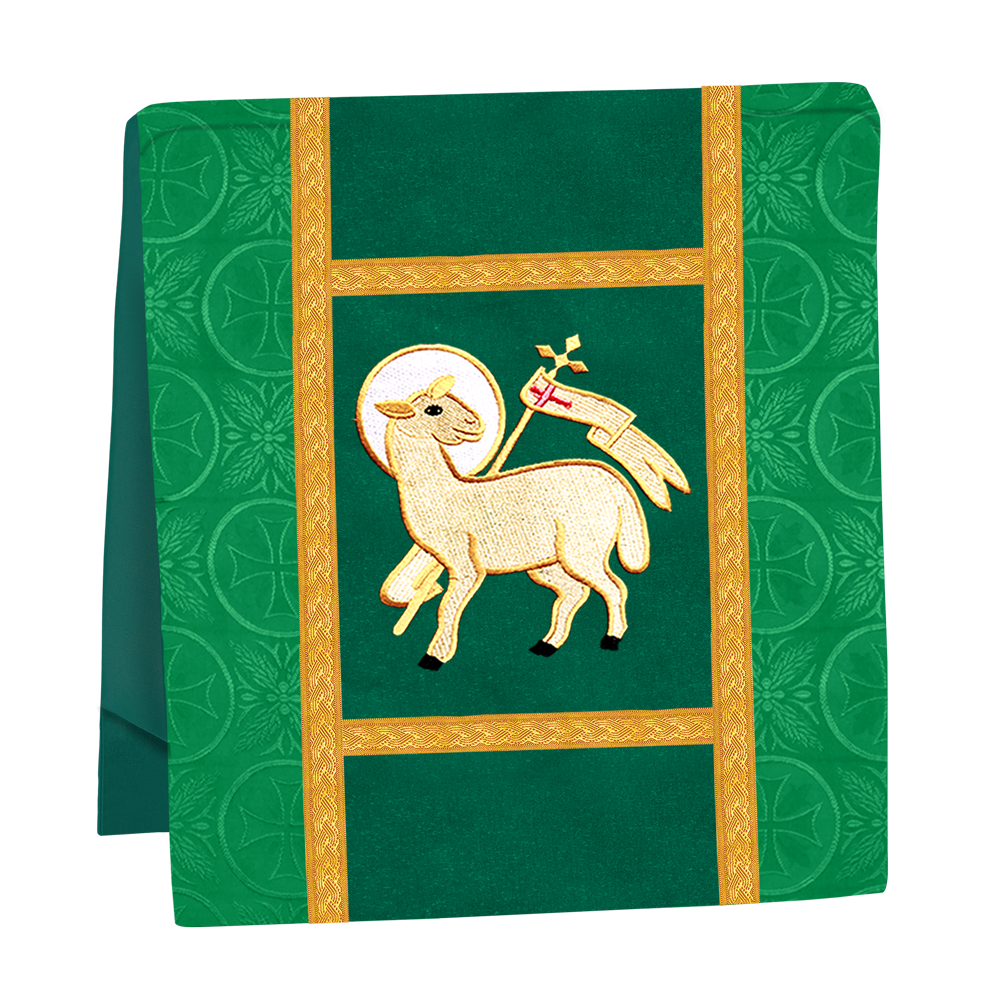 Handcrafted Altar Mass Set with Embroidered Motif