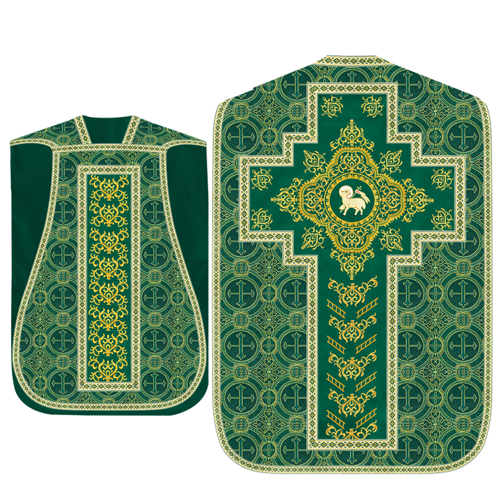 Set of Four Embroidered Roman Chasuble