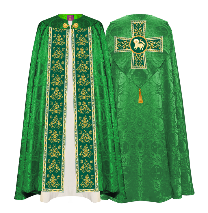 Gothic Cope Vestments With Liturgical Embroidery and Trims