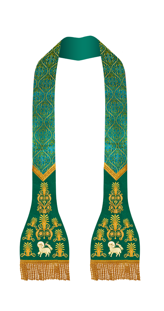 Roman Stole with embroidered motif