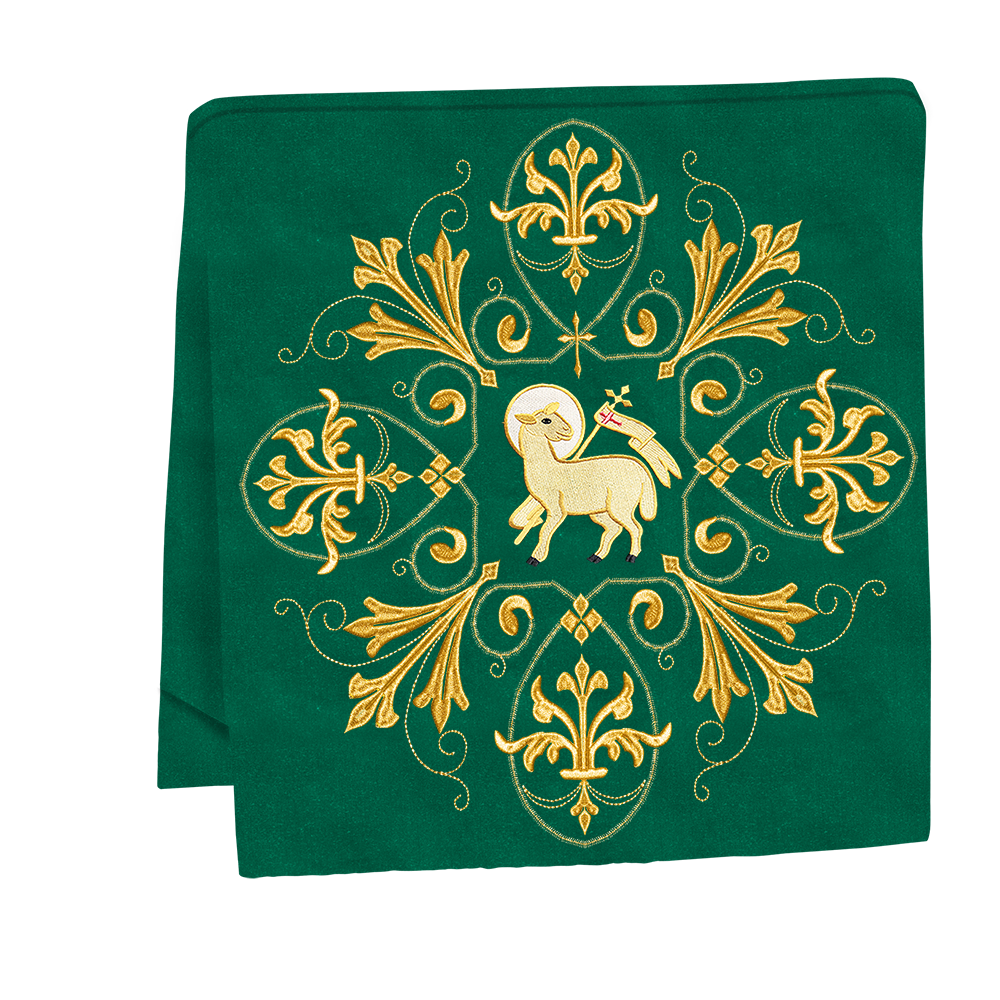 Exquisite Altar Cloth with Intricate Embroidery