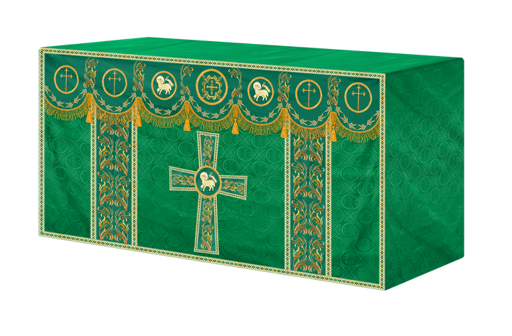 Handmade Church Altar Cloth with Traditional Embroidery