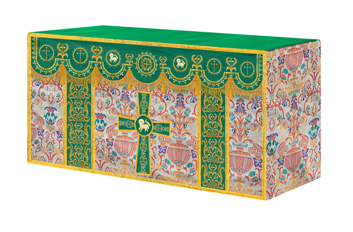Tapestry Altar Cloth with Woven Braids